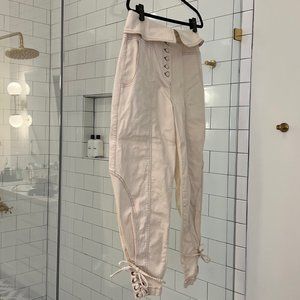 Ulla Johnson Denim, Off White, Size 8